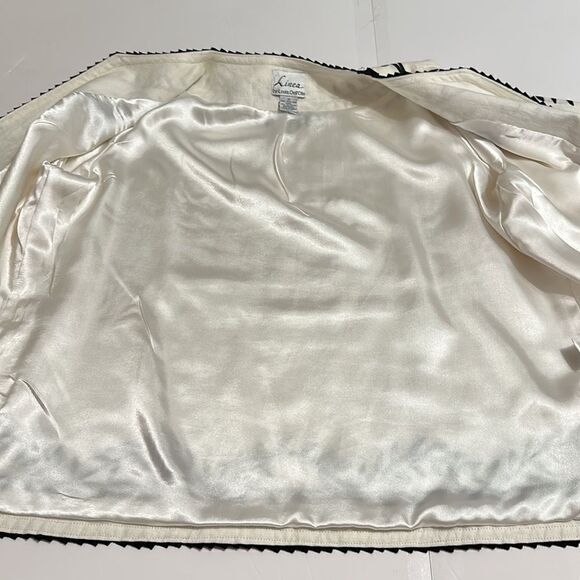 Linea by Louis Dell’ Olio women’s linen embroidered light jacket size 1X - Picture 6 of 8